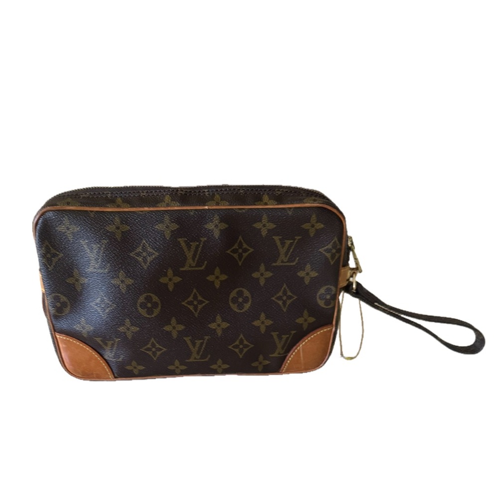 Classic Louis Vuitton Monogram Wristlet — Vintage 1988 (TH 884) - Picture 4 of 16